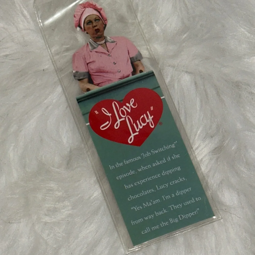 I Love Lucy Bookmark‎ with Pink Outfit Job Switching Episode